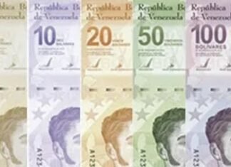 Billetes que se mantendrán vigentes en Venezuela