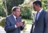 Pedro Sánchez recibió a Edmundo González en el Palacio de la Moncloa