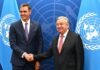 Sánchez y Guterres analizaron en la ONU la situación en Líbano y Venezuela