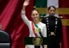 La presidenta Claudia Sheinbaum empieza su sexenio con un 67 % de aprobación popular