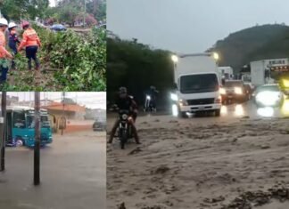Sistema de Gestión de Riesgos de Lara desplegado por lluvias en los municipios Morán y Torres