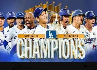 Dodgers de Los Ángeles conquistó la octava Serie Mundial de su historia