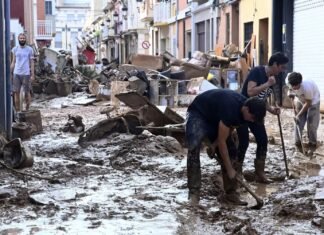 Aumentan a 205 fallecidos por el temporal en España