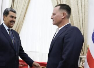 Maduro recibió en Miraflores a enviado especial de Trump