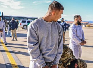 EEUU asegura que migrantes enviados a Guantánamo eran miembros del Tren de Aragua