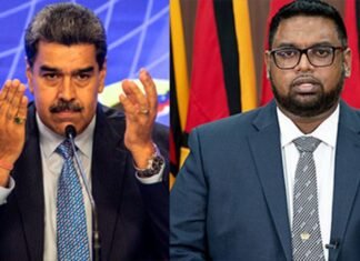 Maduro exige a Irfaan Ali sentarse «cara a cara» y dejar de «provocar» a Venezuela