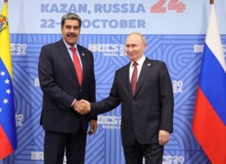 Putin y Maduro celebrarán hoy videoconferencia por 80 aniversario de relaciones diplomáticas
