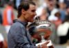Roland Garros rendirá homenaje a Nadal el 25 de mayo