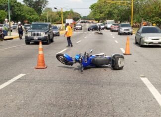 Motorizado murió al convulsionar en la autopista que conecta al estado Lara con Yaracuy