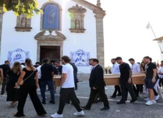 Primera plana del fútbol portugués y Liverpool se despiden con gran dolor de Diogo Jota