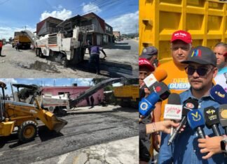 Alcalde Derby Guedez inicia Plan de Asfaltado y mantenimiento de vías para segundo semestre 2025