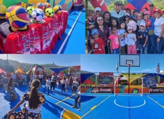 Rehabilitan la Plaza Bolívar y la cancha múltiple en Buena Vista del municipio Iribarren