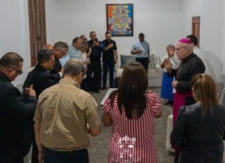 Presentan Plan Sinodal en Salida al Nuncio Apostólico de visita en la Arquidiócesis de Barquisimeto