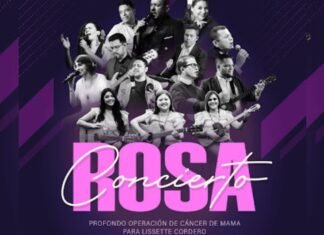 Invitan al «Concierto Rosa» una mano amiga para la artista visual y estilista Lissete Cordero