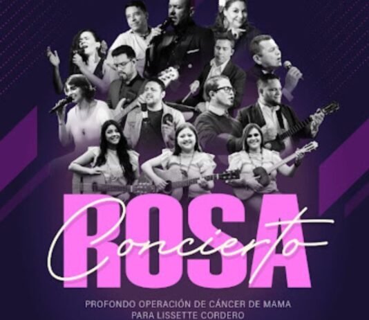 Invitan al «Concierto Rosa» una mano amiga para la artista visual y estilista Lissete Cordero