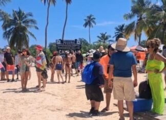 Reportan incremento de visitantes en el Parque Nacional Morrocoy