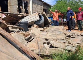 Gobernador Reyes Reyes inspeccionó zonas afectadas por los eventos sísmicos en el municipio Torres