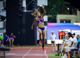 Yulimar Rojas brilló en el Brígido Iriarte participando en la Liga Nacional de Atletismo