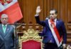 José Jerí Oré fue juramentado como presidente interino de Perú