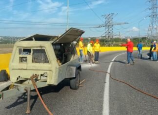 Inician trabajos de rehabilitación en el Distribuidor Bellas Artes de Palavecino