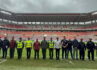 Organismos de seguridad en Lara coordinan logística de la Copa Mundial Femenina de la FIFA Brasil 2027
