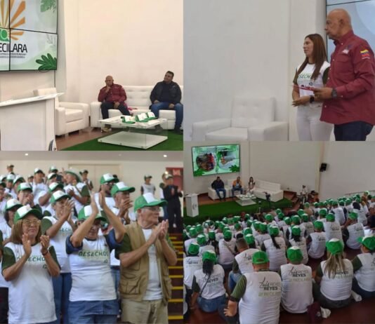 Gobernador Reyes Reyes juramentó 85 comités de desechos sólidos y de reciclaje en Lara