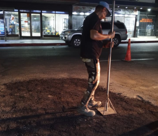 Iniciará plan piloto de colocación de asfalto frío para reparación vial en Lara